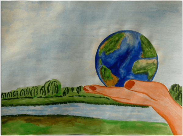 Рисунок на тему чистый город