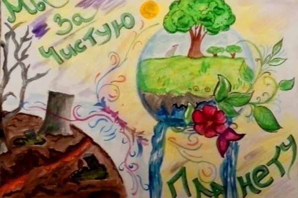 Сохраним планету чистой рисунки