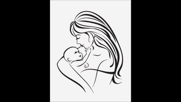 Пикассо мать и дитя рисунок