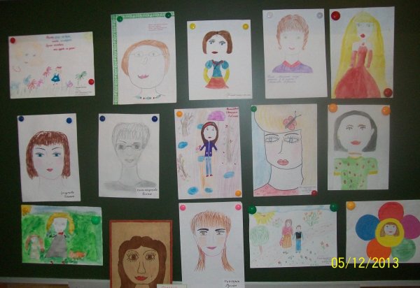 Рисунок на тему загляните в мамины глаза