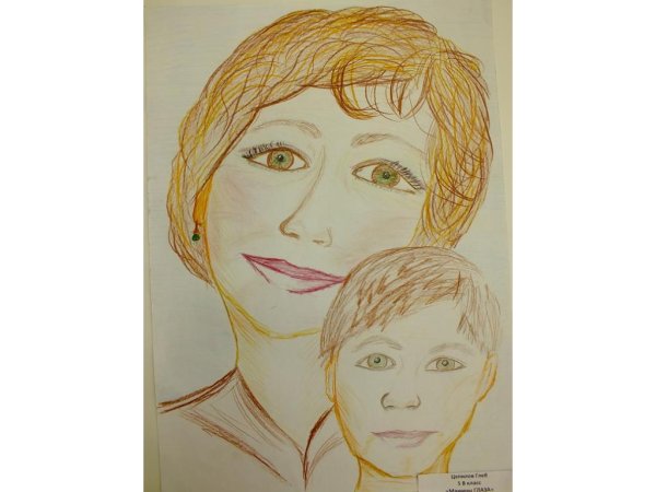 Мамины глаза рисунок конкурс