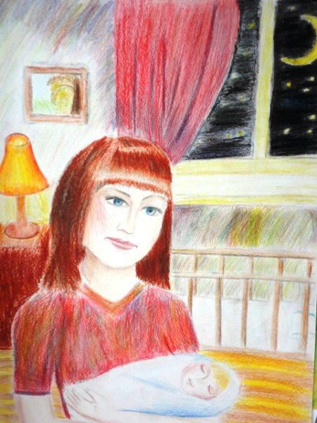 Рисунки ко Дню матери мамины глаза