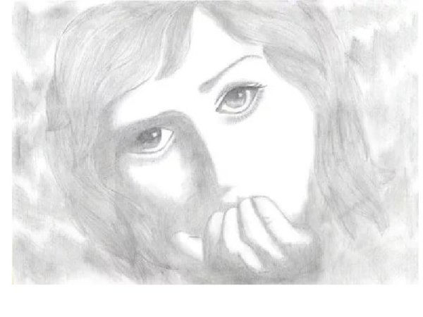 Рисунок мамины глаза