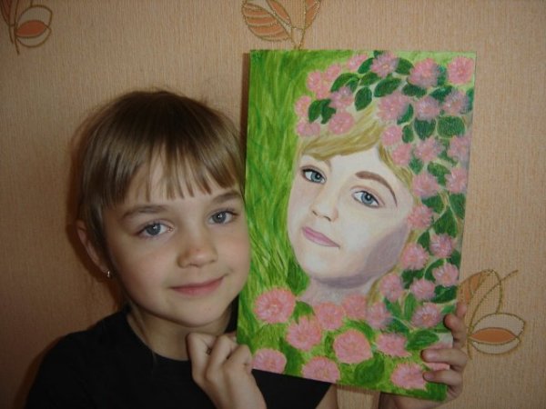 Техники рисования портретов детьми