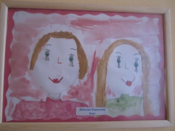 Рисование мамины глаза