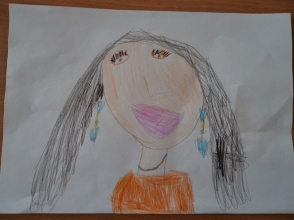 Рисунок на тему мамины глаза карандашом