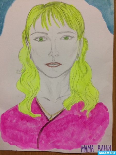 Мамины глаза портрет