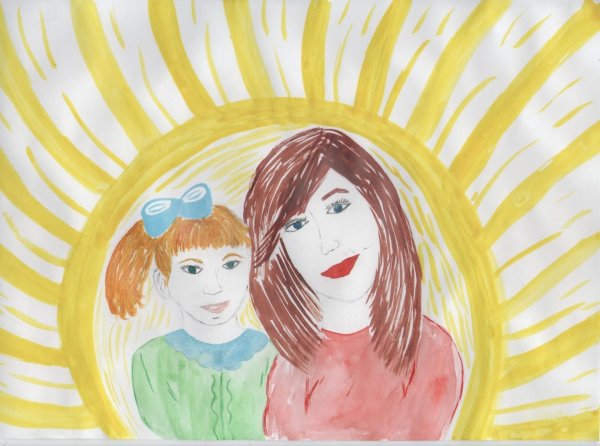 Детские рисунки мамы