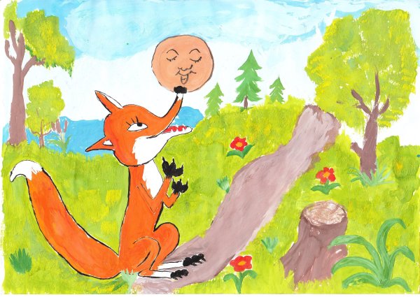 Иллюстрации к сказке Колобок раскраска