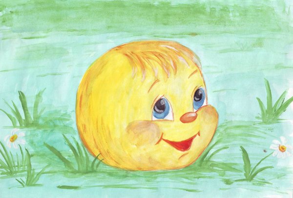 Рисунок Колобок 3 класс