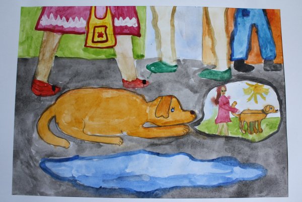 Бездомные животные рисунки