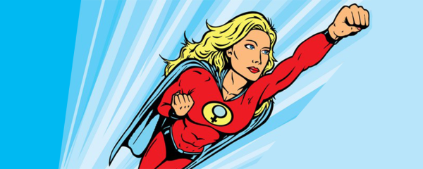 Супермама рисунок все успевает