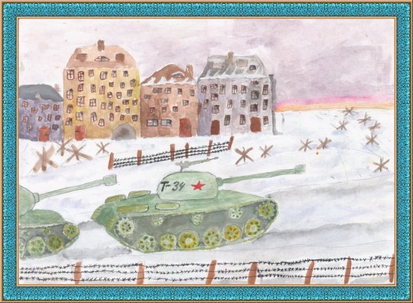 Оборона Тулы рисунок