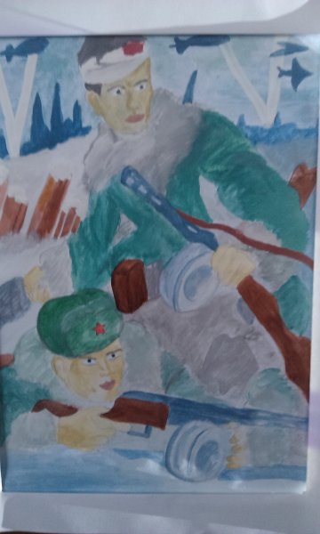 Оборона Тулы рисунок