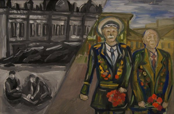 Рисунок оборона Тулы детский