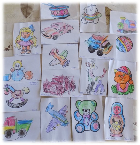 Рисование Мои любимые игрушки