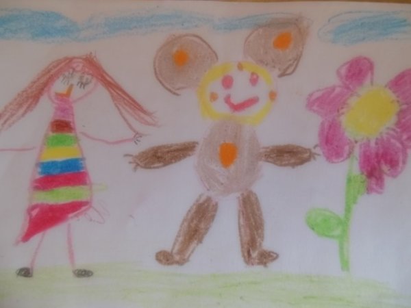 Детские рисунки Мои любимые игрушки