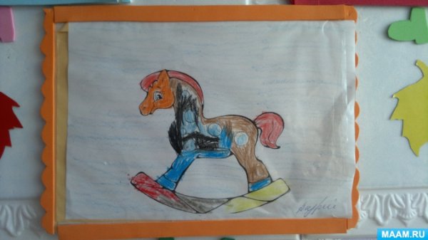 Рисование в подготовительной группе Мои игрушки