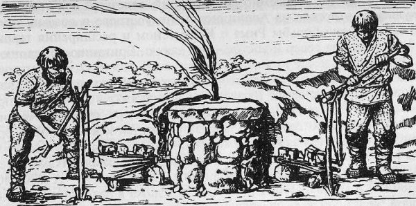 Сыродутные печи домницы Железный век