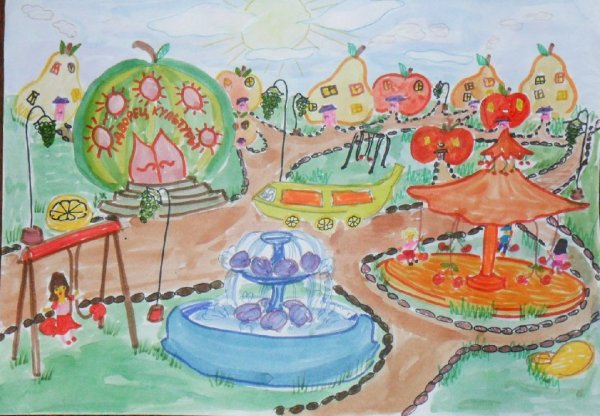 Рисунок парка