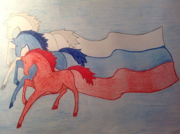 Детские патриотические рисунки