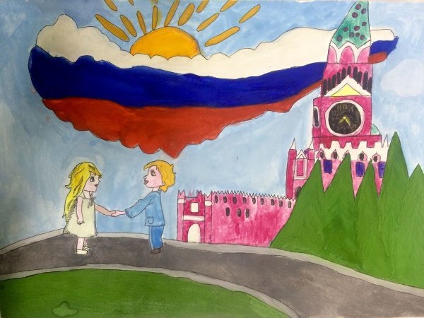 Патриотическая тема для рисования