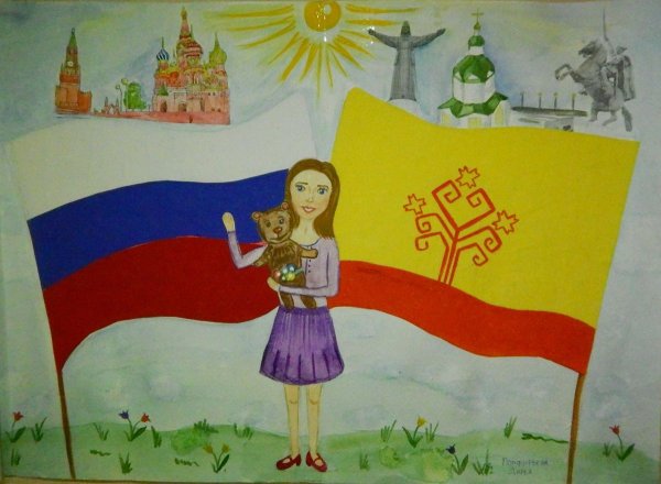 Рисование родная Страна