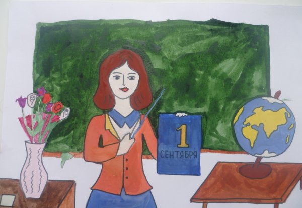 Детские рисунки учителя