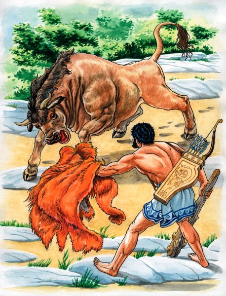 Критский бык подвиг Геракла