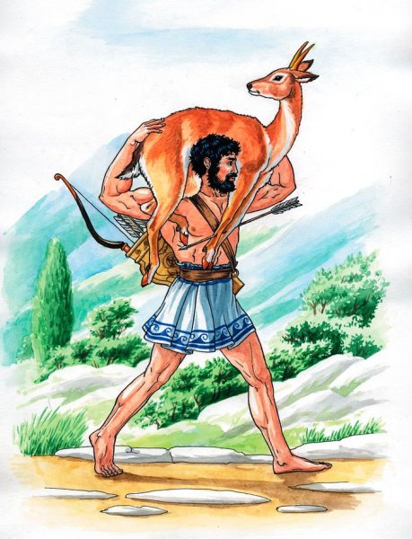 Керинейская Лань подвиг Геракла