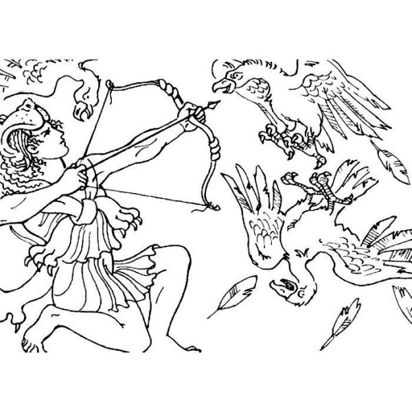 Стимфалийские птицы подвиг Геракла