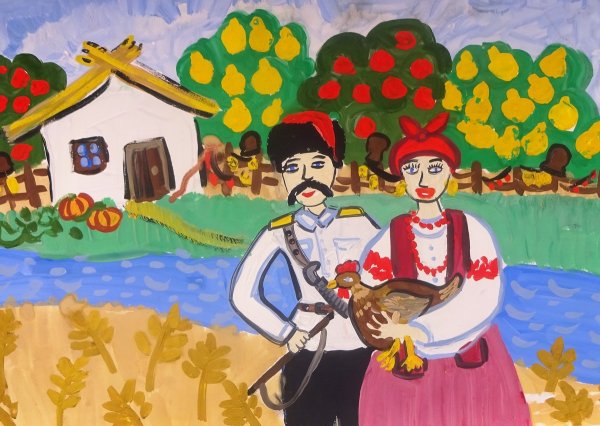 Рисунок на тему казачество