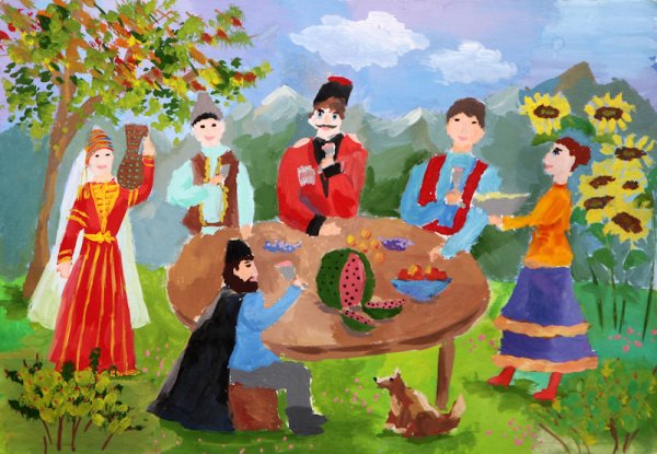 Хата рисунок