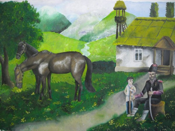 Рисование для детей Кубань моя Родина