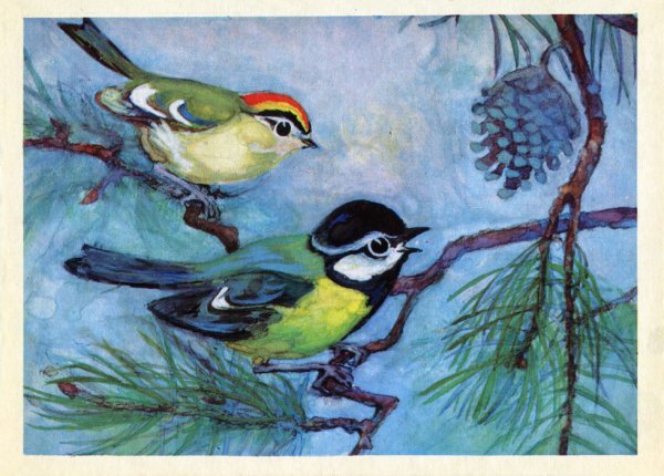 Синица в изобразительном искусстве