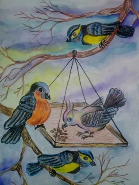 Кормушка для рисования