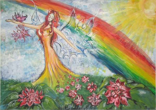 Рисунок на тему краски жизни