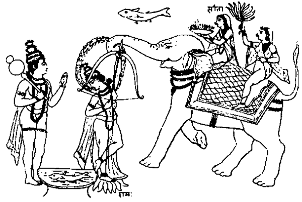 История иллюстрация древняя Индия