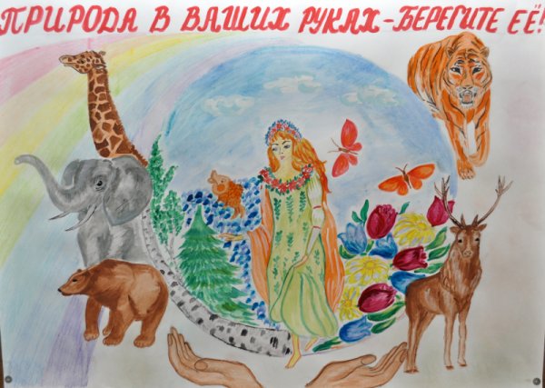 Рисунок на тему охрана природы