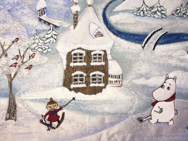 Аппликация Волшебная зима