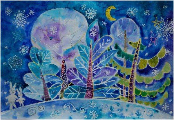 Волшебные краски зимы