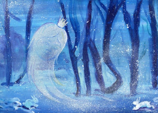 Волшебная зима рисунок