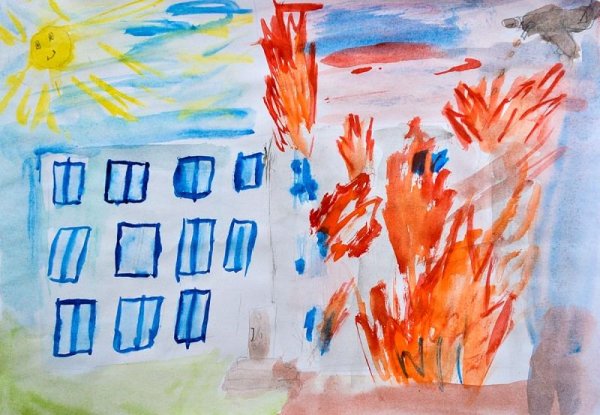 Детские рисунки на тему терроризм