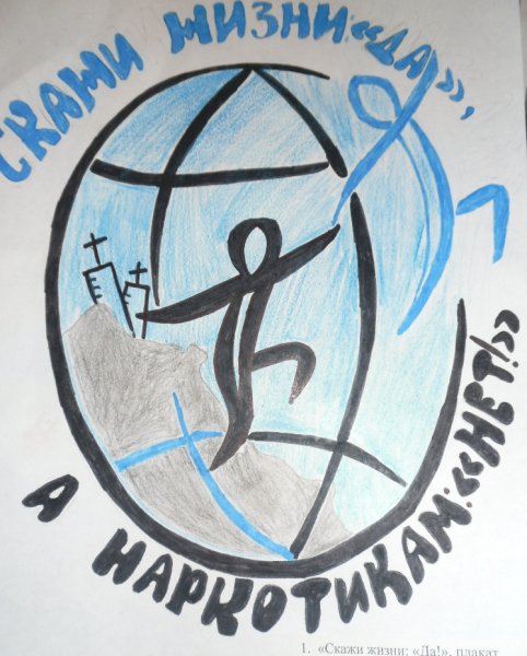 Плакат на тему скажи жизни да
