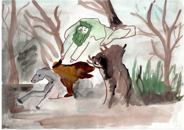 Баллада Лесной царь Жуковский иллюстрации