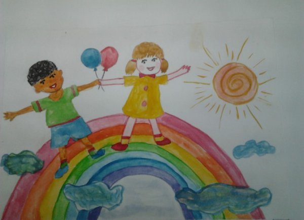 Рисование на тему Дружба