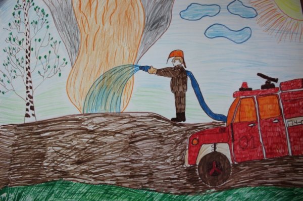 Рисунок на тему МЧС