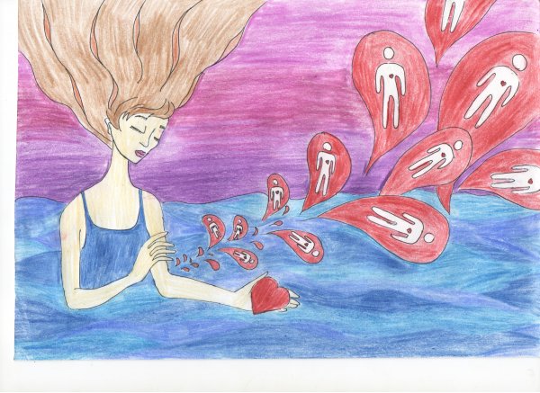 Рисунок на тему донорство