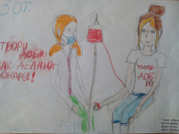 Конкурс рисунков донор