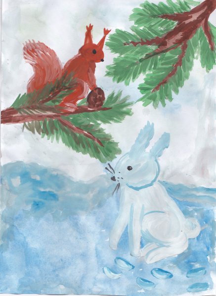 Рисование зимние чудеса